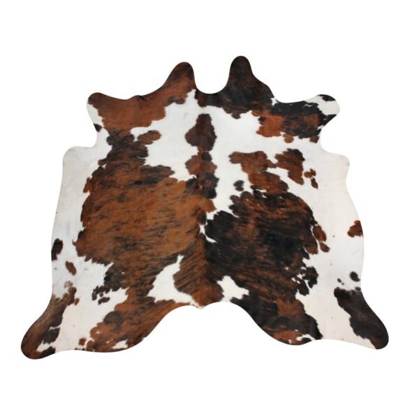 Tricolor Cowhide Rug By Fastleather.pk