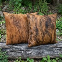 Real Cowhide Cushion Cover | Cowhide Pillow Cover | Furniture Cushion | Leather Cushion Cover Set