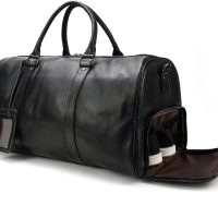 Leather Duffel Bags for Men and Women 20 Inch Full Grain Leather Travel Overnight Weekend Leather Bags Travel Duffel for Men