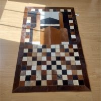 Genuine Leather Prayer Mat | Salah Mat | Cowhide Hair on Jainamaz | Muslim Gift |