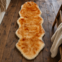 Brown Tip Double Sheepskin Rug | Genuine Australian Sheepskin Rug | Luxury Natural Fur Rug